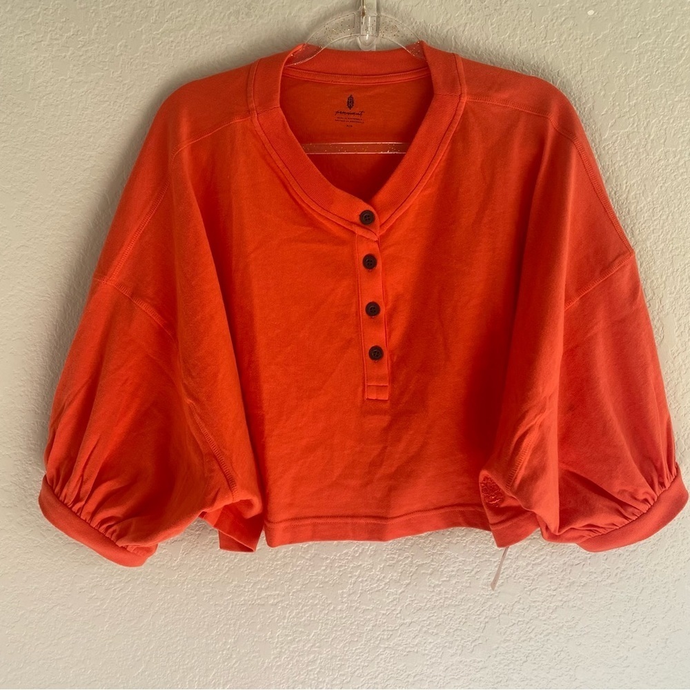 Free People Movement Orange Crop Top NEW